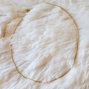 18K GP Golden Snake Chain Necklace